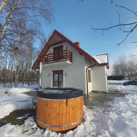 Caloroczny Domek Letniskowy Ze Stawem Villa Harsz Buitenkant foto