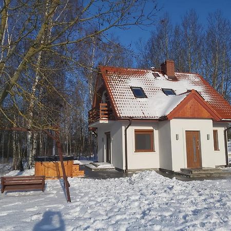 Caloroczny Domek Letniskowy Ze Stawem Villa Harsz Buitenkant foto