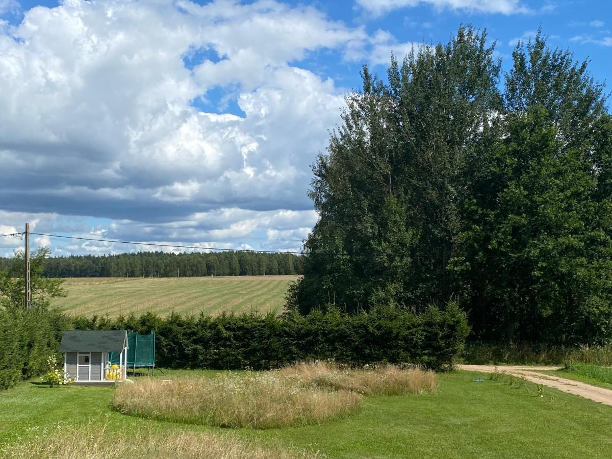 Caloroczny Domek Letniskowy Ze Stawem Villa Harsz Buitenkant foto